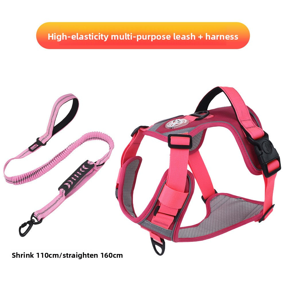 Dog Harness Vest-Style Leash Anti-Pull