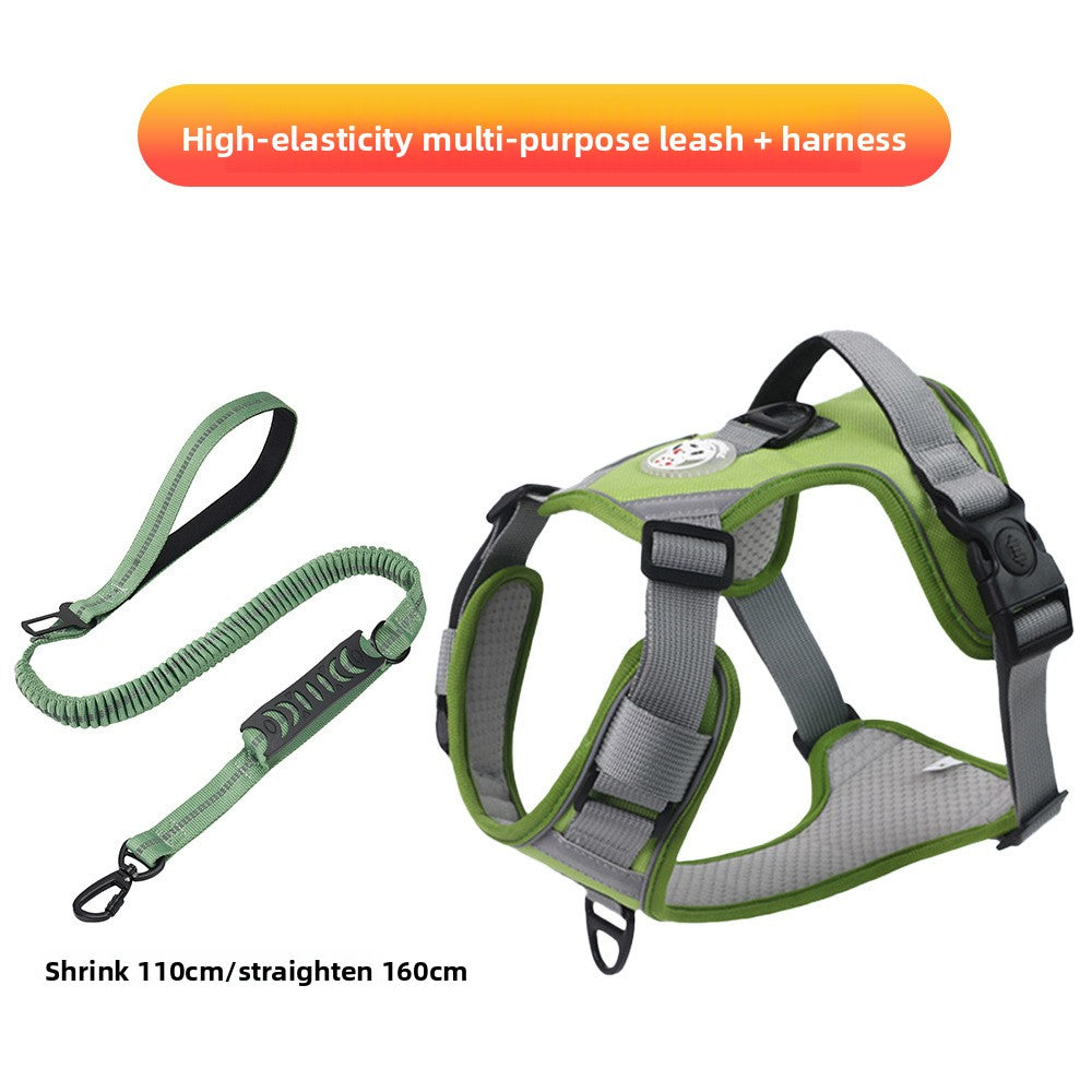 Dog Harness Vest-Style Leash Anti-Pull