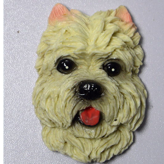 Dog Head Refrigerator Magnets Set