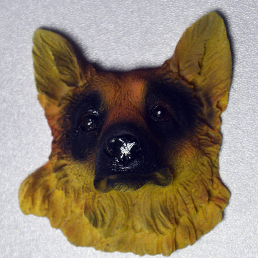 Dog Head Refrigerator Magnets Set