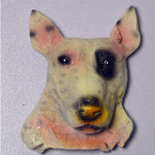 Dog Head Refrigerator Magnets Set