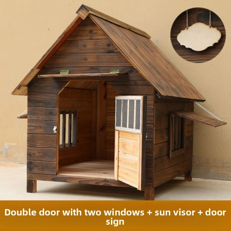 dog house and cat house