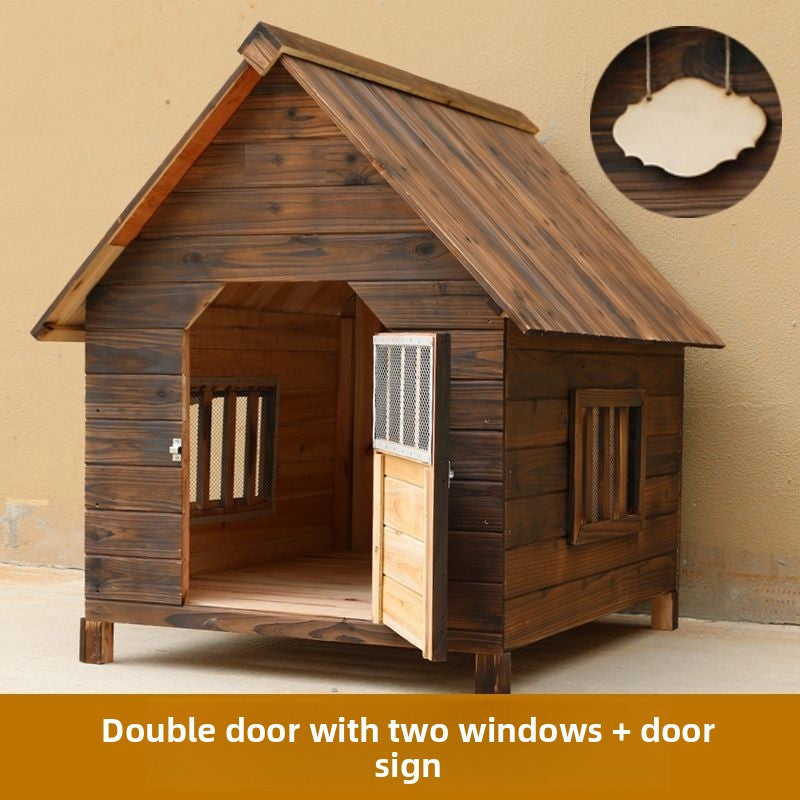 dog house and cat house