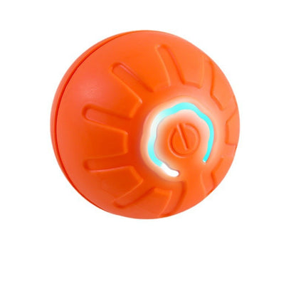 Dog jumping ball