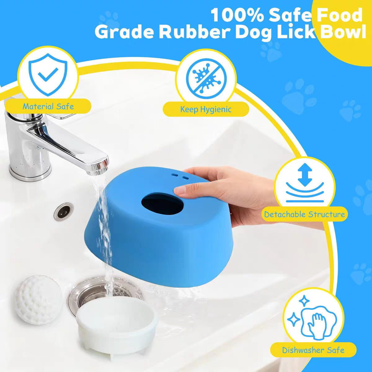 Dog Licking Bowl