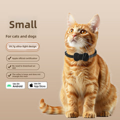 F25 pet collar black color box only supports apple