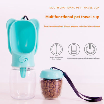 Dog outdoor water cup