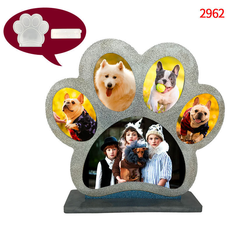 Dog Paw Photo Frame Mold