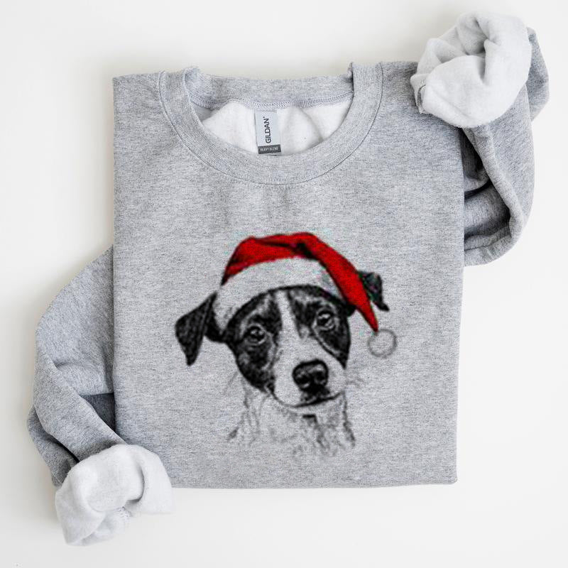dog print sweatshirt
