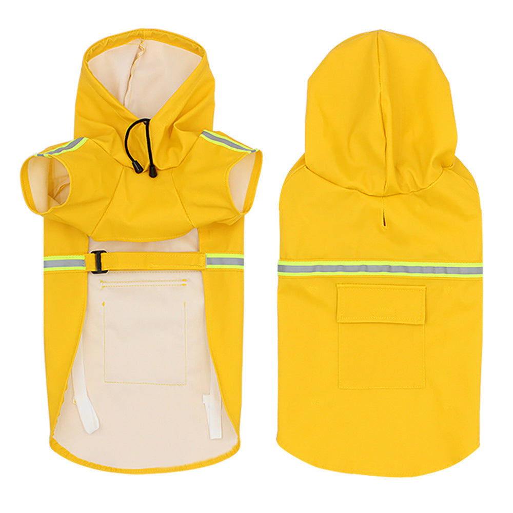 Dog raincoat-style poncho