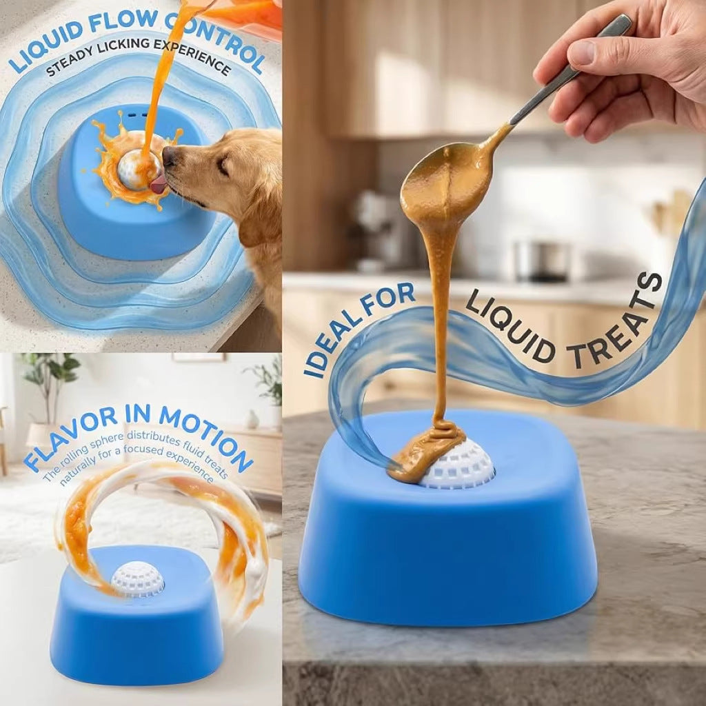 Dog Slow Feeder Lick Bowl