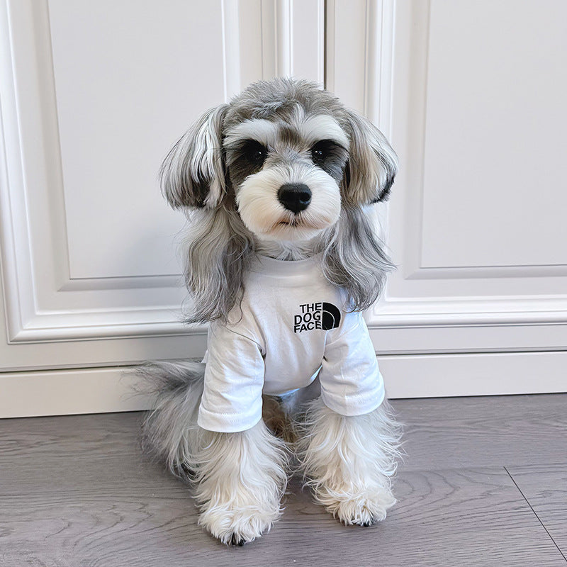 Dog T-Shirt Cotton Pet Summer Clothing