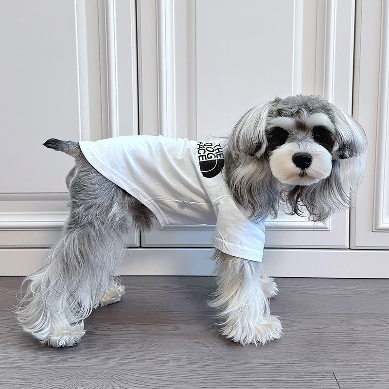 Dog T-Shirt Cotton Pet Summer Clothing