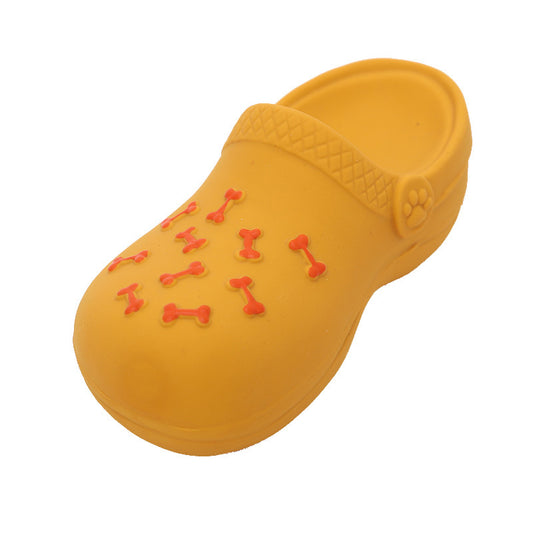 Dog toy squeaky slippers