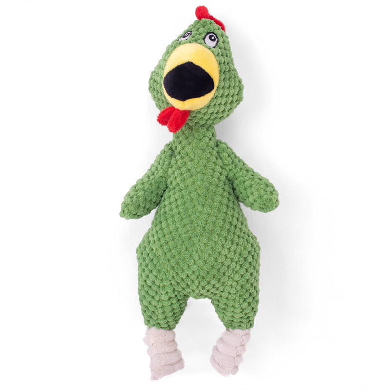 Dog toys bite-resistant molars sound relief toys plush sleeping small yellow duck small and medium-sized dog pet toys