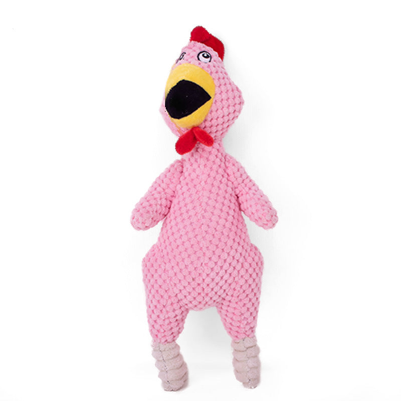Dog toys bite-resistant molars sound relief toys plush sleeping small yellow duck small and medium-sized dog pet toys