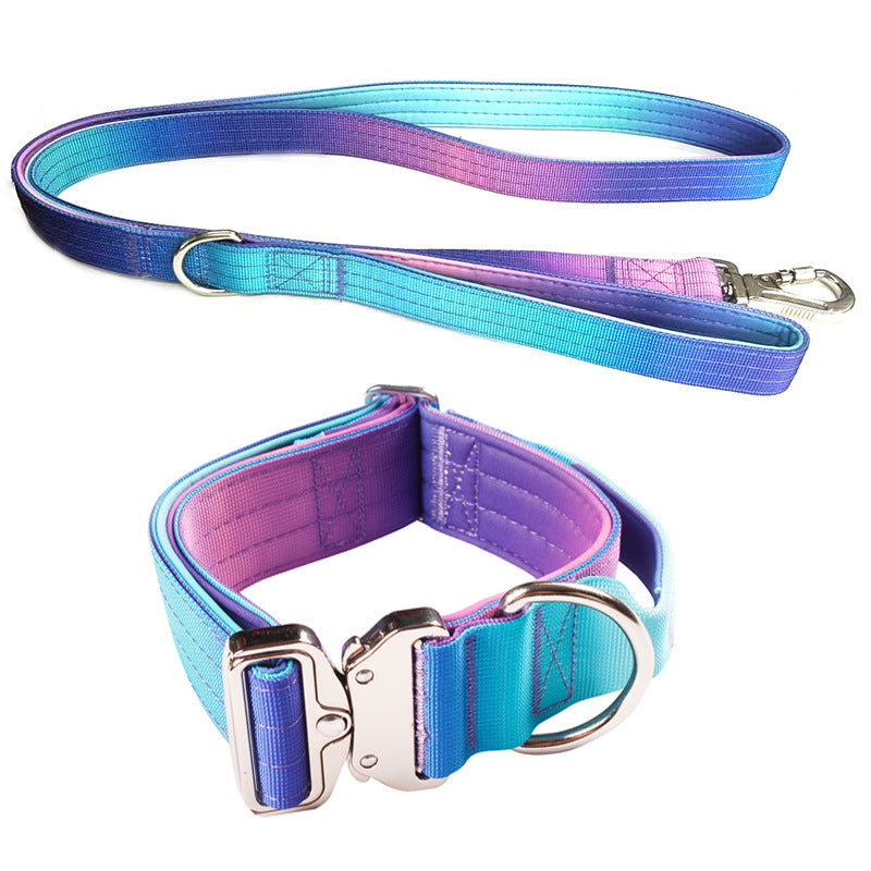 Dog Traction Rope Collar with Large, Medium and Small Gradient suit