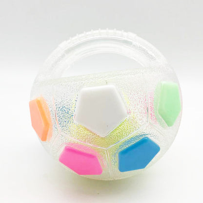 Dog Training Football Toy with Handle
