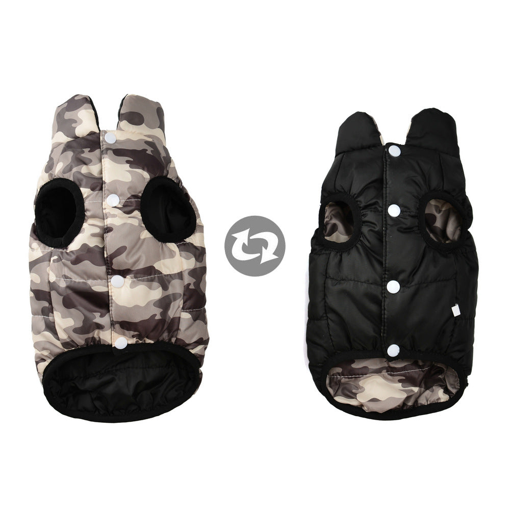 Dog winter coat for warmth and cold protection