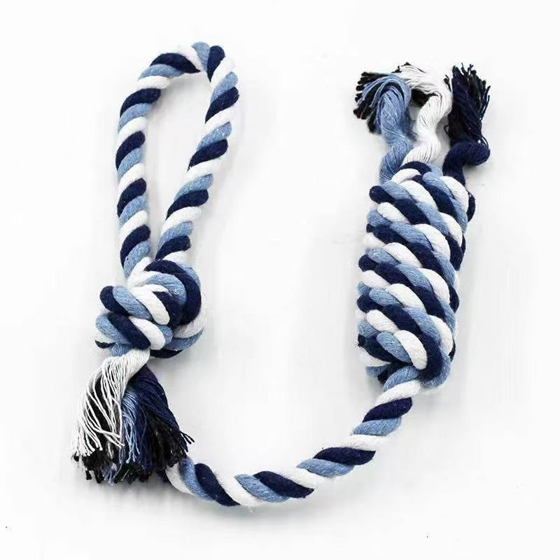Doggy chewable cotton rope toy
