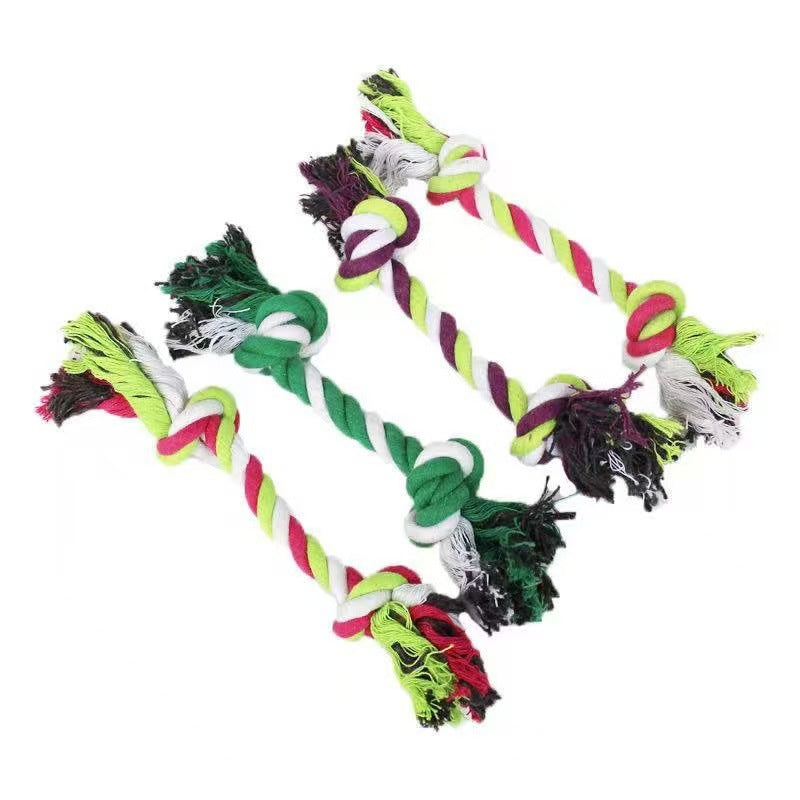 Doggy chewable cotton rope toy