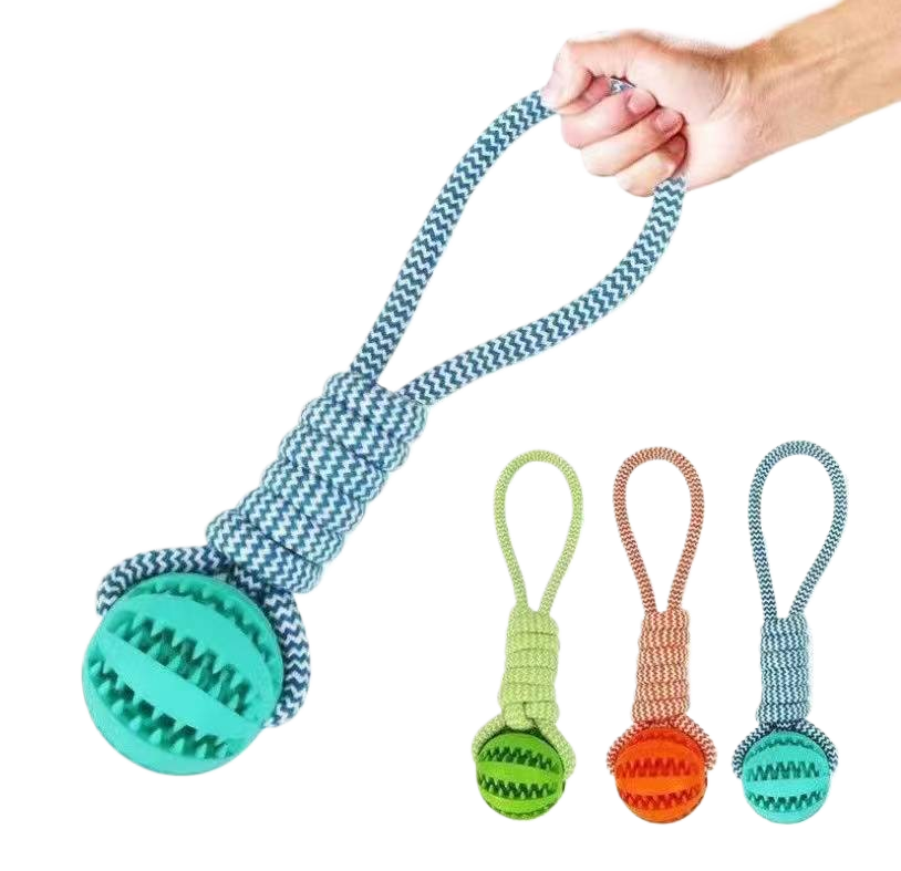 Doggy chewable cotton rope toy