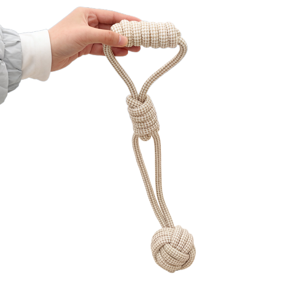 Doggy chewable cotton rope toy