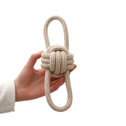 Doggy chewable cotton rope toy