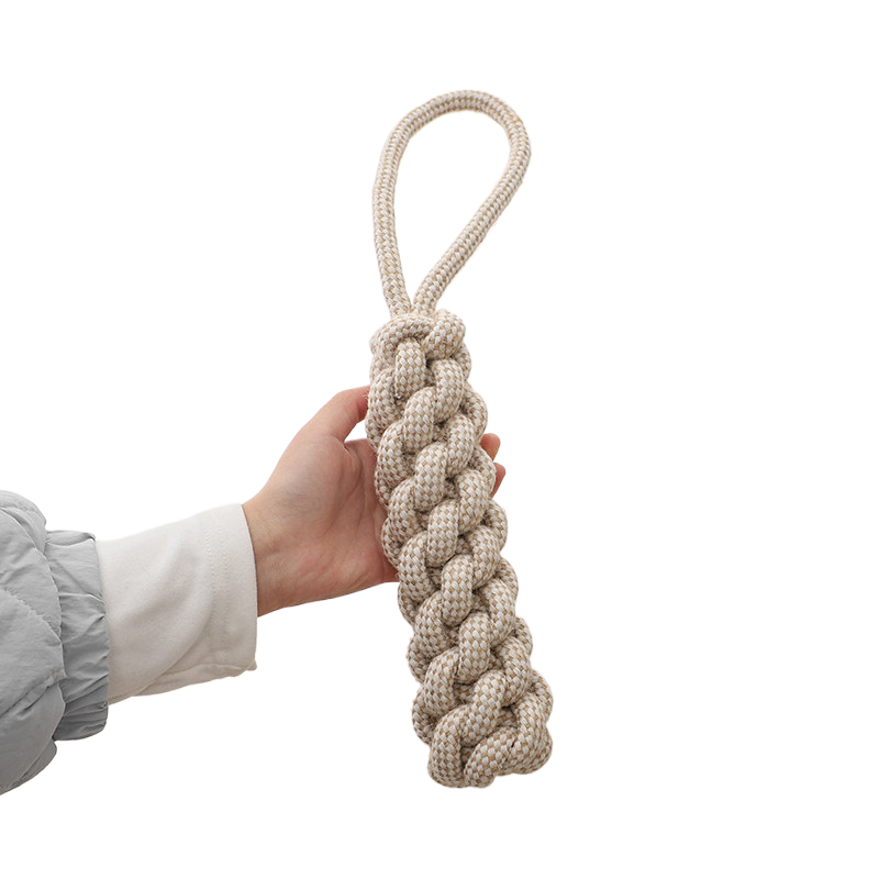 Doggy chewable cotton rope toy