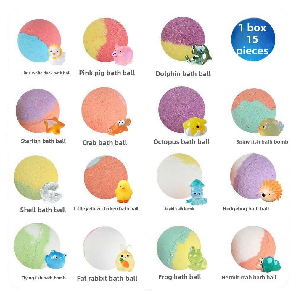 Doll Bath Salt Ball Set