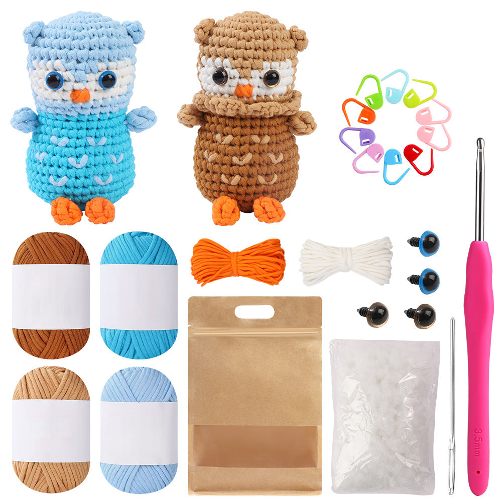 Doll crochet material kit