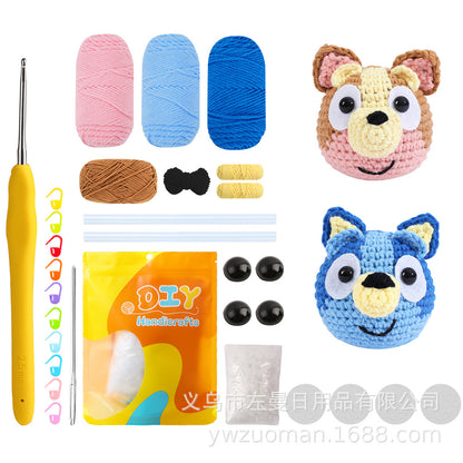 Doll crochet material kit