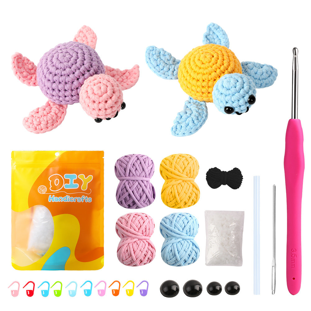Doll crochet material kit