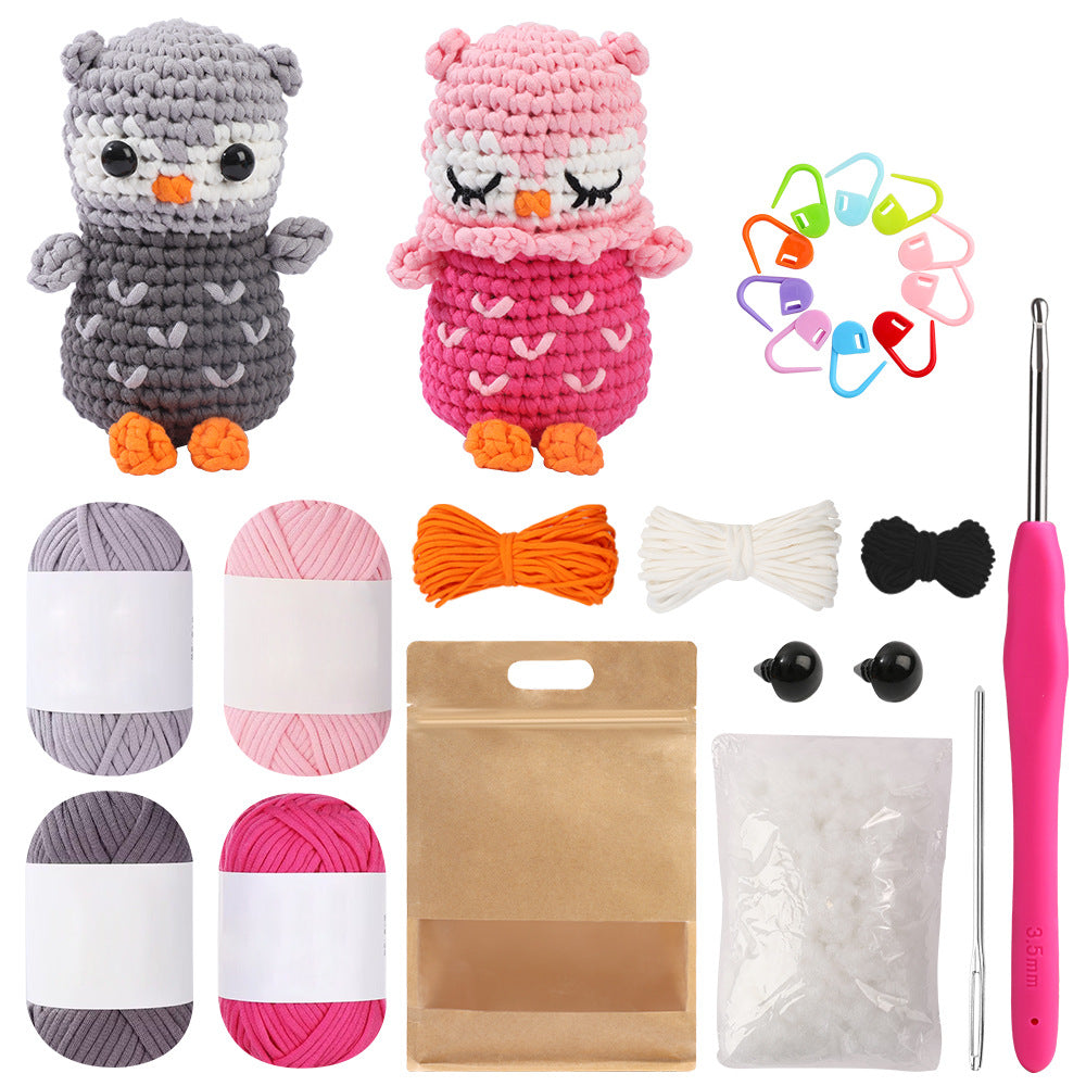 Doll crochet material kit
