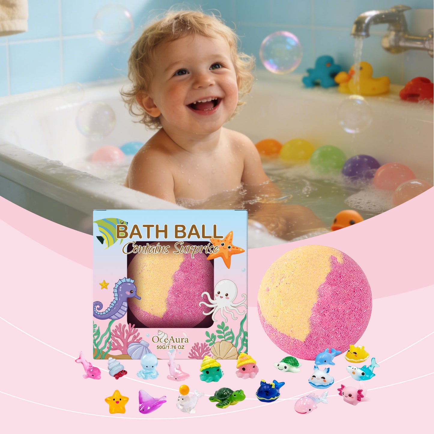 Doll-shaped bath bomb