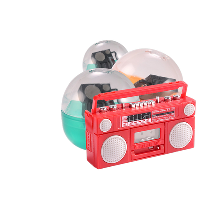Doll-shaped radio toy with a shell structure