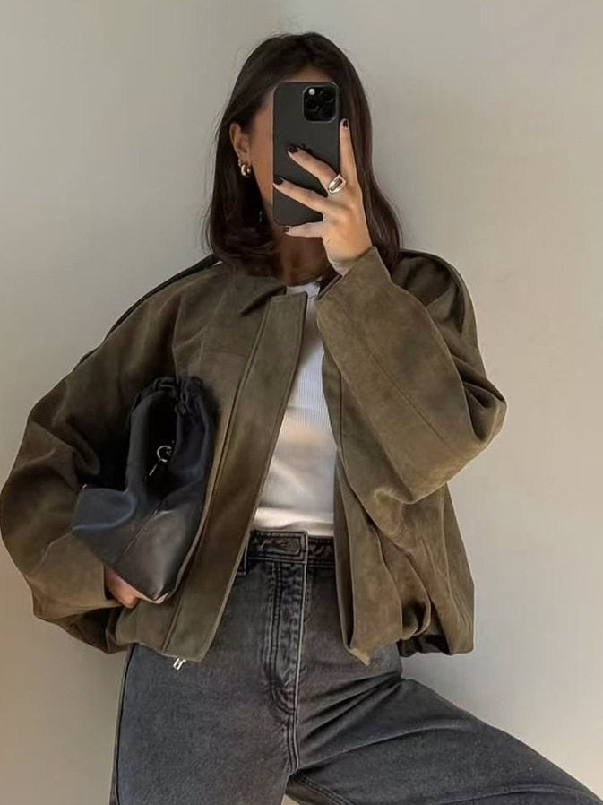 Dolman-Sleeve Jacket