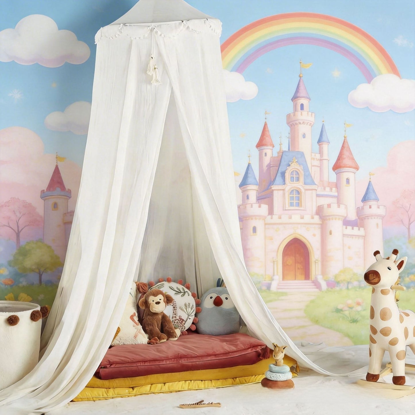 Dome Bed Tent with Hook for Room Decor
