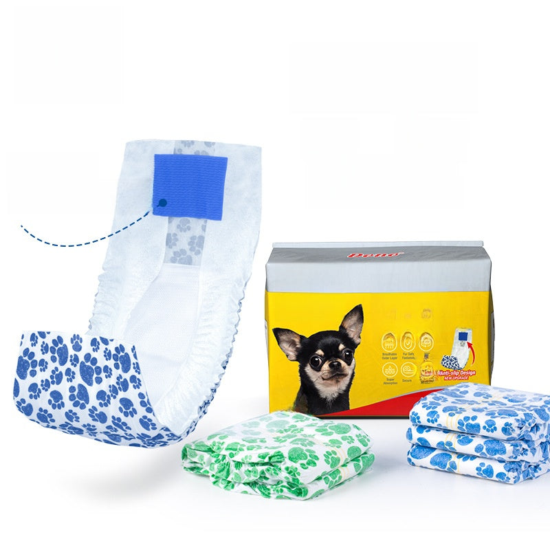 Dono Non-Slip Male Dog Diapers with Wet Wipes