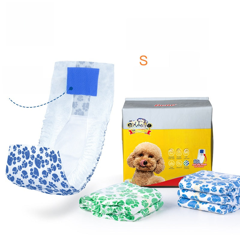Dono Non-Slip Male Dog Diapers with Wet Wipes