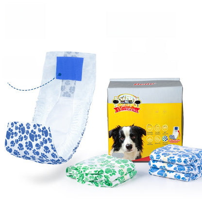Dono Non-Slip Male Dog Diapers with Wet Wipes
