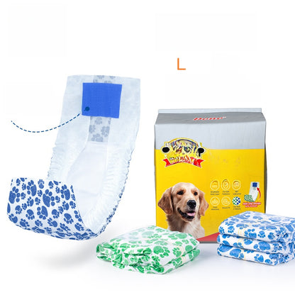Dono Non-Slip Male Dog Diapers with Wet Wipes