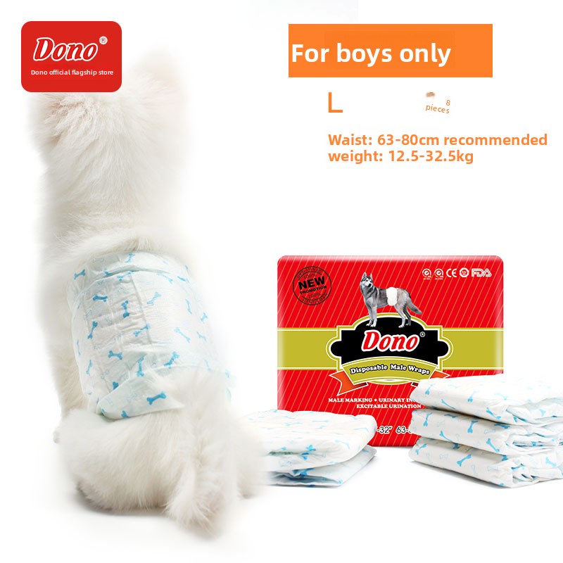 DONO Pet Dog Diapers Leak-Proof Disposable
