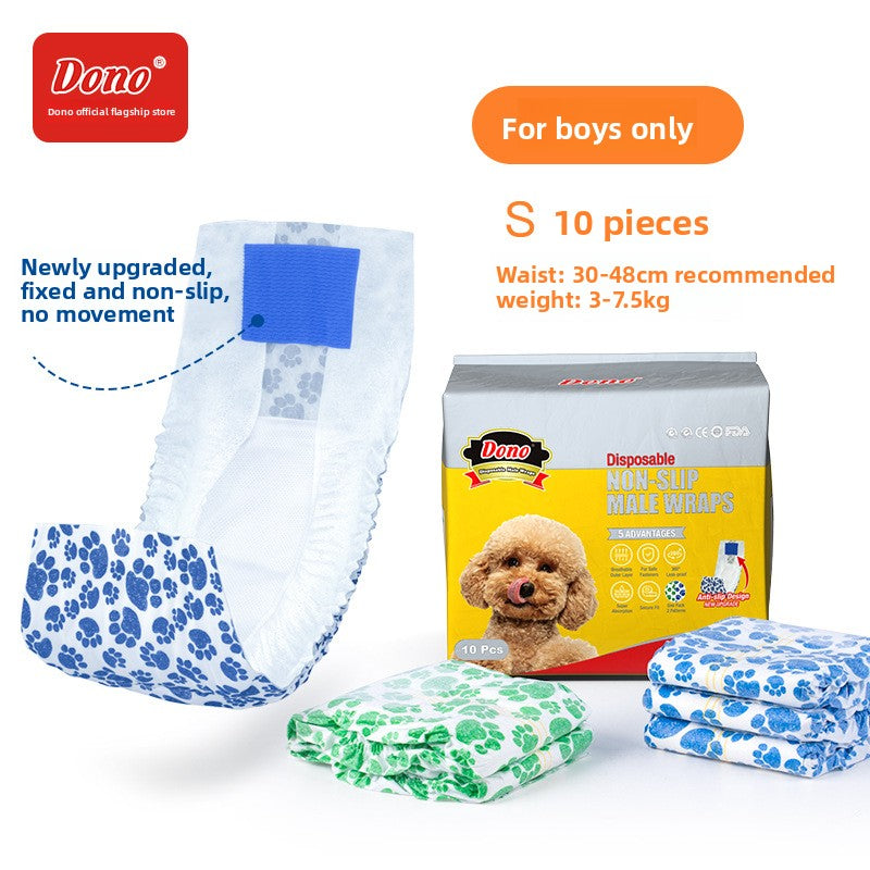 DONO Pet Dog Diapers Leak-Proof Disposable