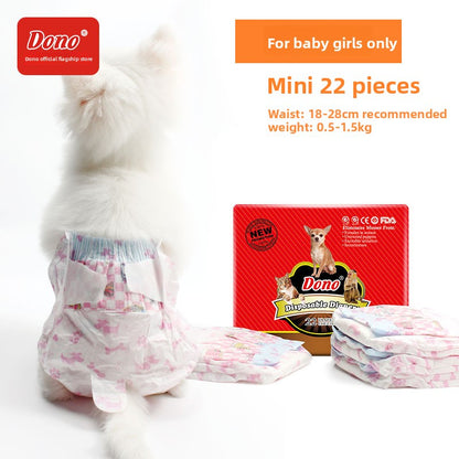 DONO Pet Dog Diapers Leak-Proof Disposable