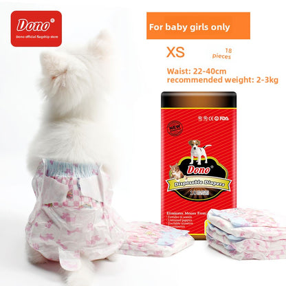 DONO Pet Dog Diapers Leak-Proof Disposable
