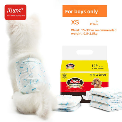 DONO Pet Dog Diapers Leak-Proof Disposable
