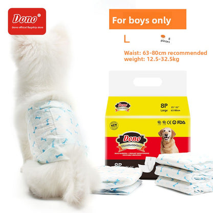 DONO Pet Dog Diapers Leak-Proof Disposable