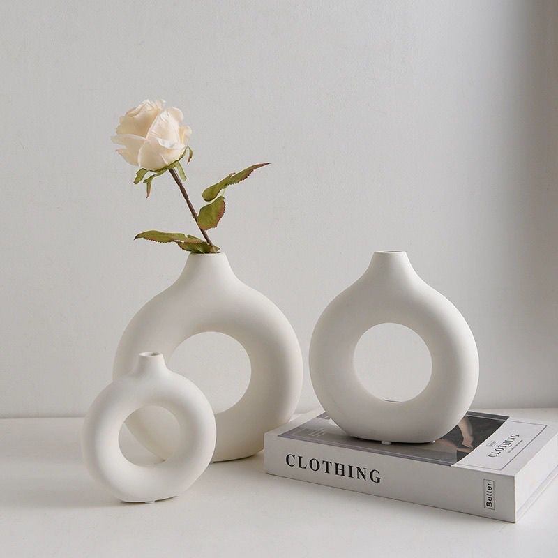 Donut flower pot