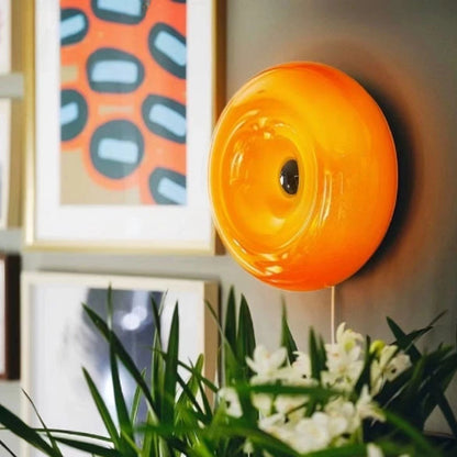 Donut Shape Touch Control Table and Wall Lamp